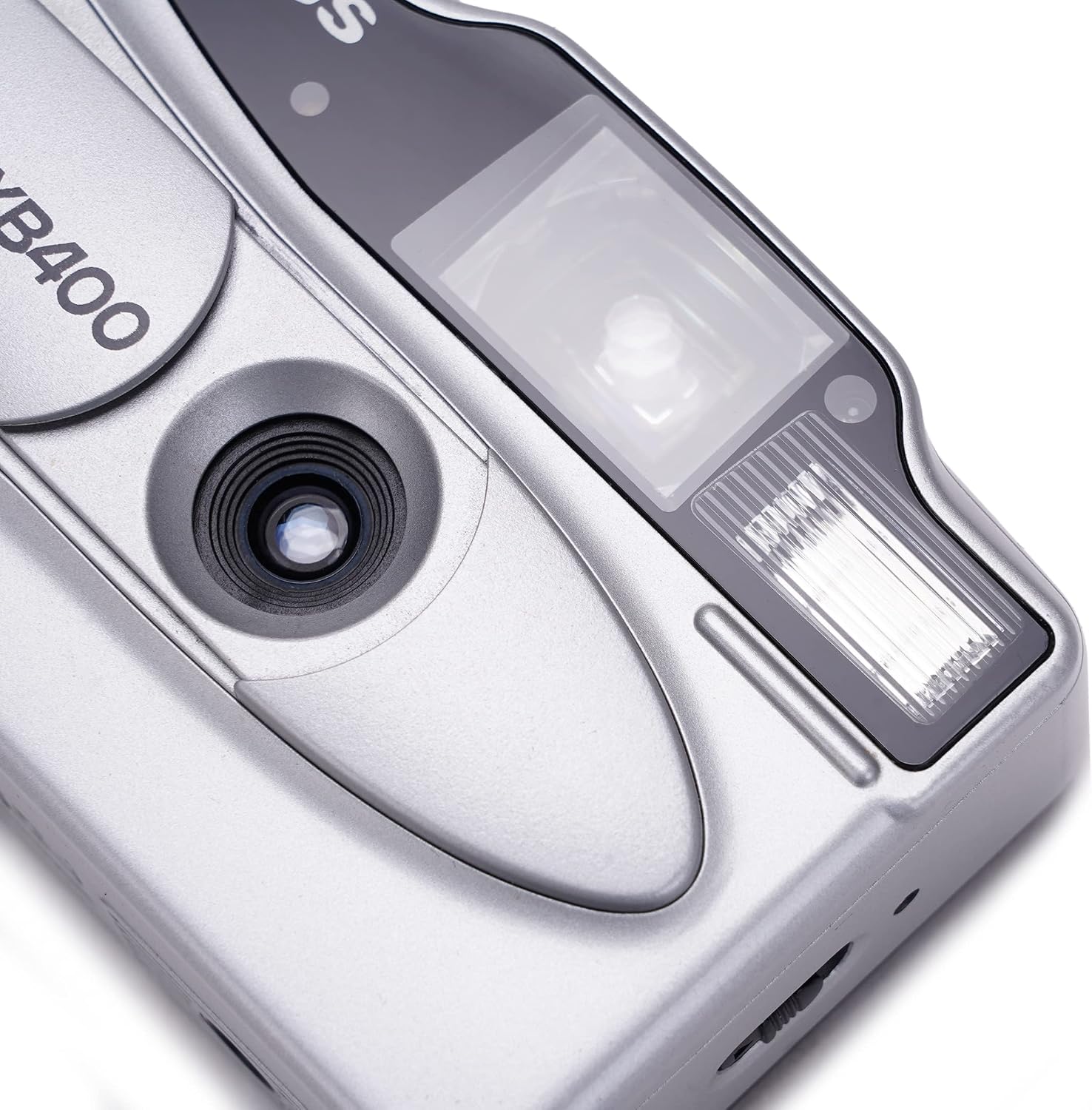 Olympus Trip XB40 AF 35mm Film Camera Point & Shoot Silver w/ Built-in Flash and Film Drive (Renewed)