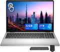 Dell 16' FHD+ Touchscreen Laptop, Intel Core 5 120U, 32GB RAM, 2TB Storage (1TB SSD + 1TB Docking Station Set), Intel Graphics, Backlit Keyboard, Numeric Keypad, Wi-Fi 6E, Win 11, Silver