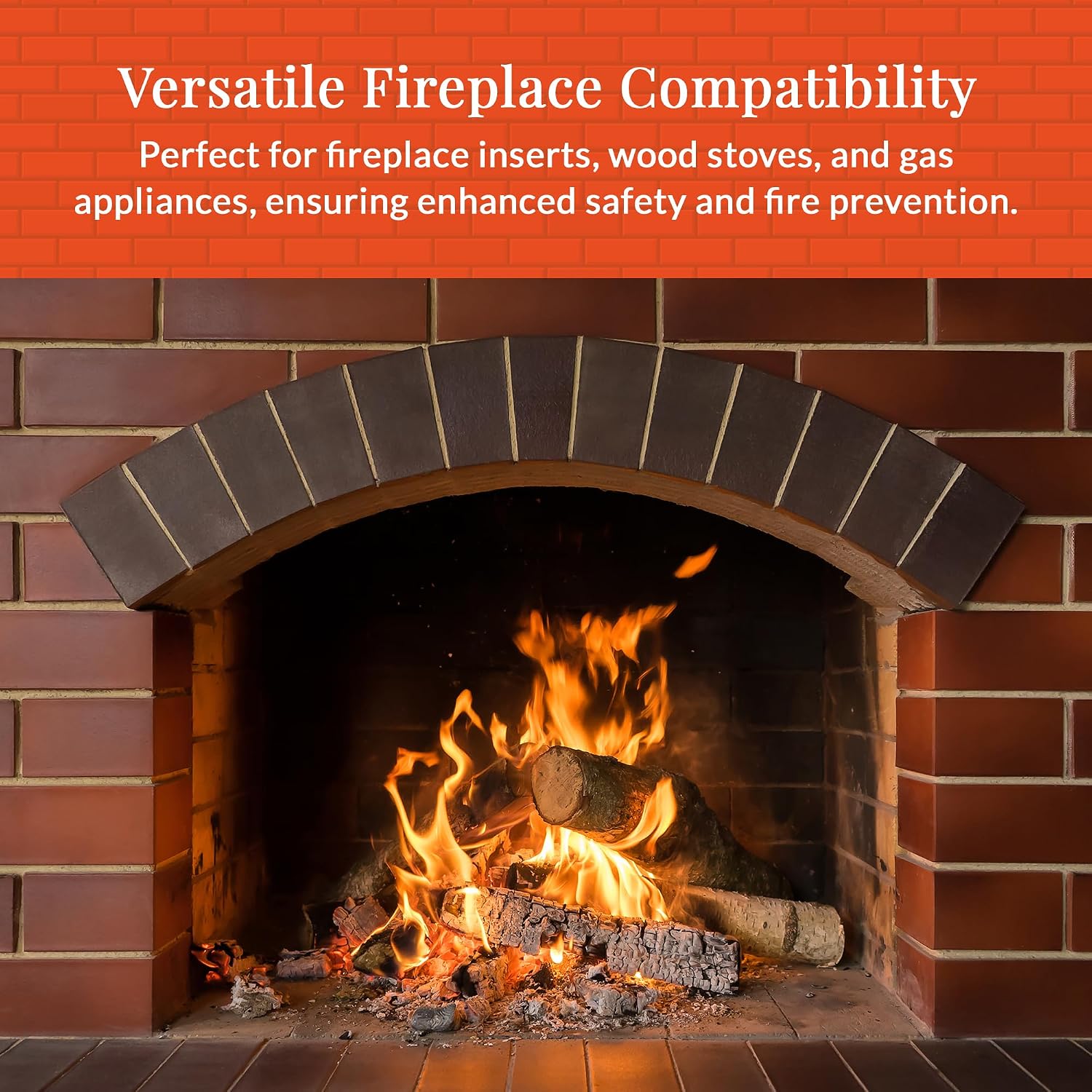Fireside Chimney Supply Basic FireSafe Chimney Liner Insert Kit with Insulation |Fireplace Insert | Stainless Steel Chimney Liner Kit | Made in The USA | Heavy-Duty 6 Inch x 15 Feet
