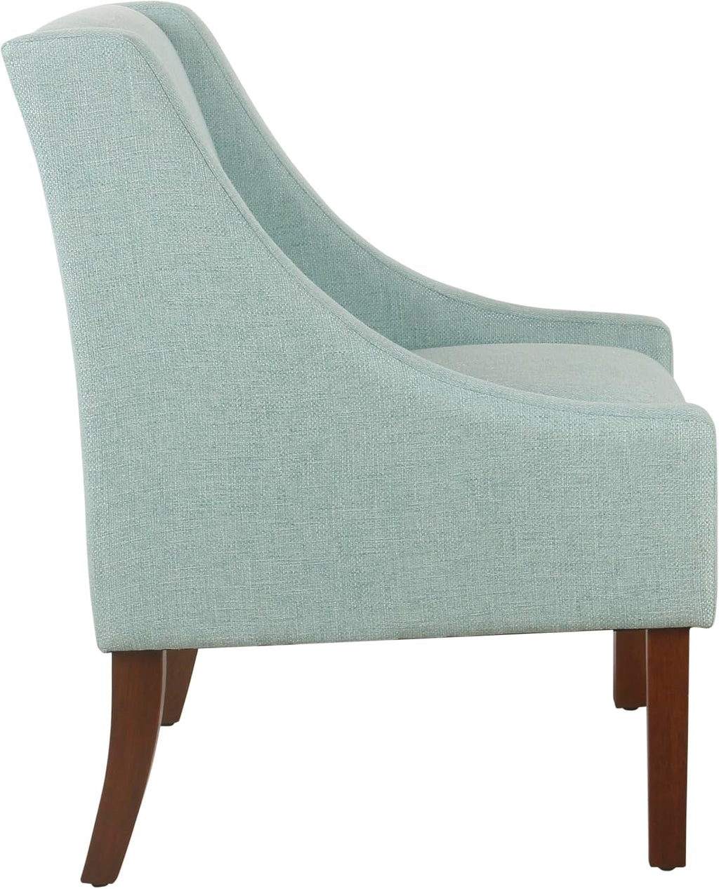 HomePop Classic Swoop Arm Accent Chair - Aqua