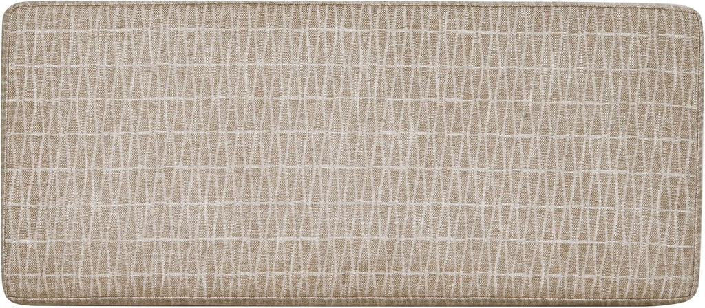 HomePop Malmo 36' Storage Bench - Tan Geometric Pattern