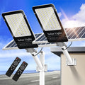 OKPRO 10000W Commercial Split Solar Street Light Outdoor, Solar Lights Outdoor Waterproof for Parking Lot, Dusk to Dawn Solar Flood Light with Remote Control for Yard, Driveway, Road(2Pack)