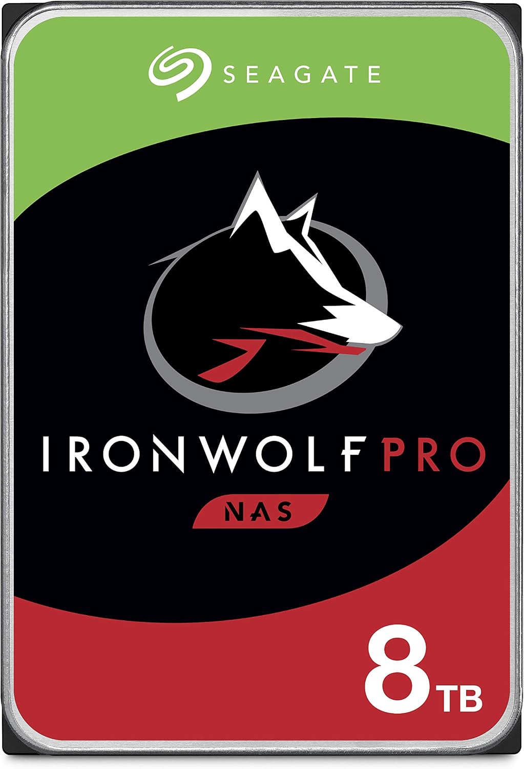 Seagate IronWolf Pro 8TB NAS Internal Hard Drive HDD – 3.5 Inch SATA 6Gb/s 7200 RPM 256MB Cache for RAID Network Attached Storage, Data Recovery Service – Frustration Free Packaging (ST8000NEZ01)