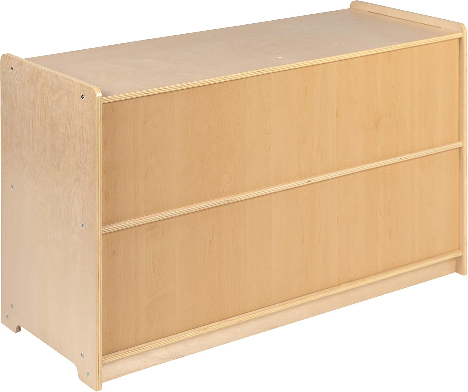 Flash Furniture Hercules Series Wooden 5-Section Classroom Storage Cabinet, School Classroom Storage Cabinet with 5 Cubbies, 24'H x 36'L, Natural