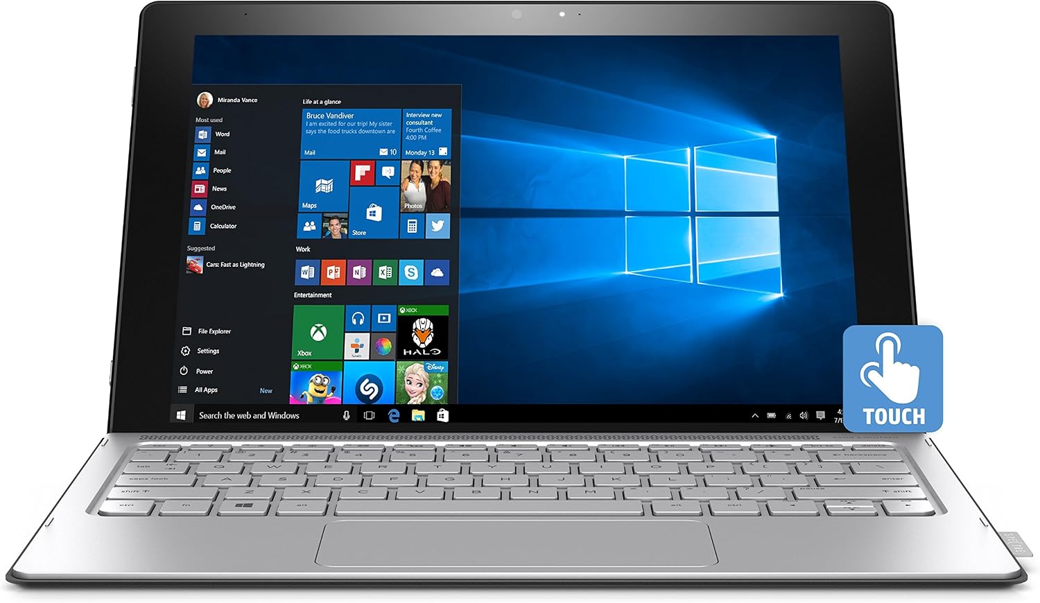 HP Spectre X2 Detachable 12-a008nr (Intel Core M3-6Y30DC, 4GB RAM, 128GB SSD, Touch Screen) with Windows 10