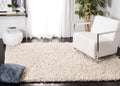 SAFAVIEH Sheep Shag Collection 5' x 8' Ivory SSG212A Handmade 1-inch Thick Area Rug