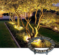 Solar Landscape Spotlights for Big Tree Lighting, Solar Spot Outdoor Landscape, Outdoor Landscape Waterproof Hoop Spotlight for Large Tree, Yard, Landscape, Garden, Party