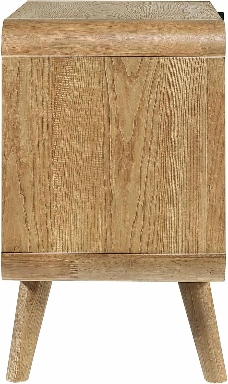 Coaster Home Furnishings Robyn 2-Drawer Nightstand Bedside Table Light Ash