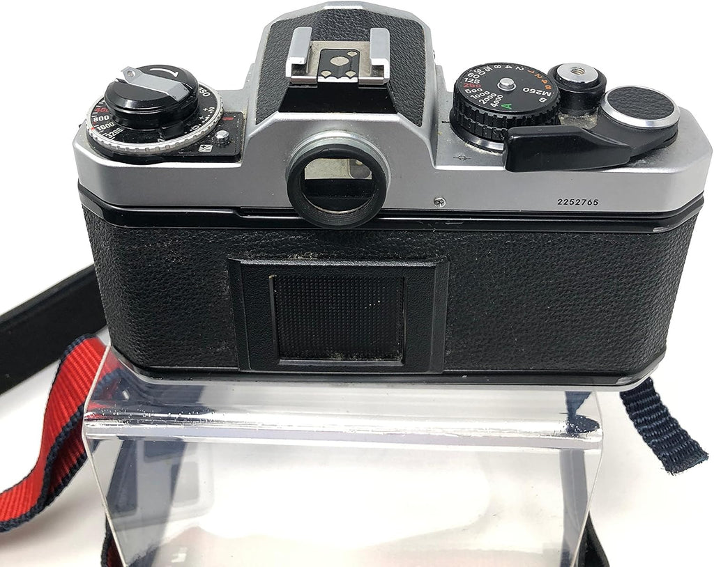 Black Nikon FE2 35MM SLR Film Camera with Nikkor 50m 1:1.8 Lens - Titanium Shutter (Renewed)