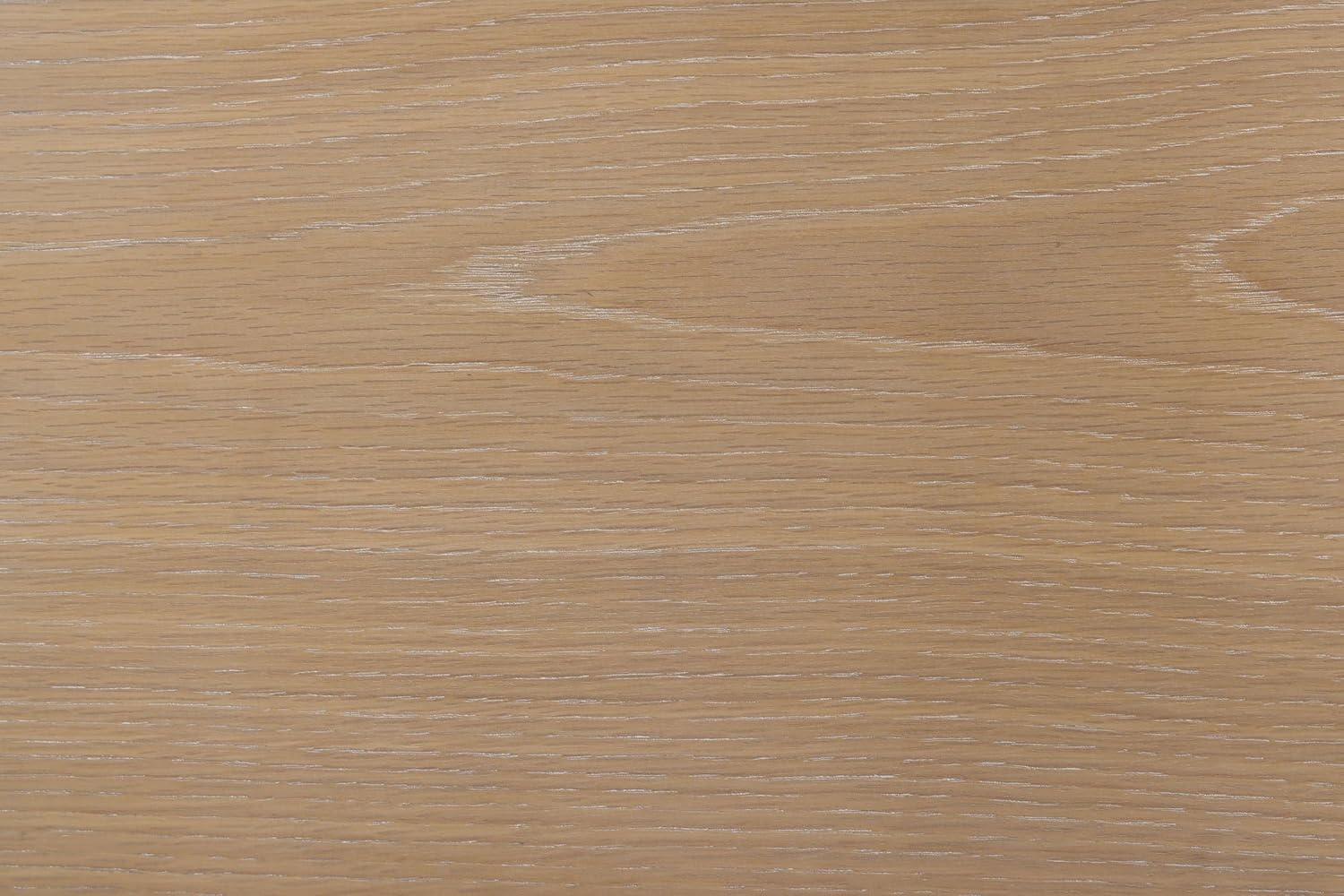 Meridian Furniture 818Oak-T Astrid Collection Modern | Contemporary Vanity/Desk/Console Table with Rich Natural Oak Finish, Solid Wood and Oak Veneer, Fluted Design, 52' W x 14' D x 30' H, Natural