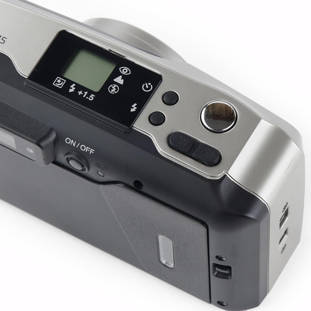 Olympus Superzoom 115 35mm Point & Shoot Film Camera – Compact Zoom Lens, Autofocus, Built-in Flash – Vintage Analog Camera for 35mm Film (Renewed)
