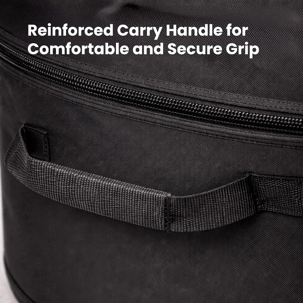 Gearlux 5-Piece Drum Bag Set with 10mm Padding for 10' Tom, 12' Tom, 14' Tom, 14' Snare, and 20' Bass Drum