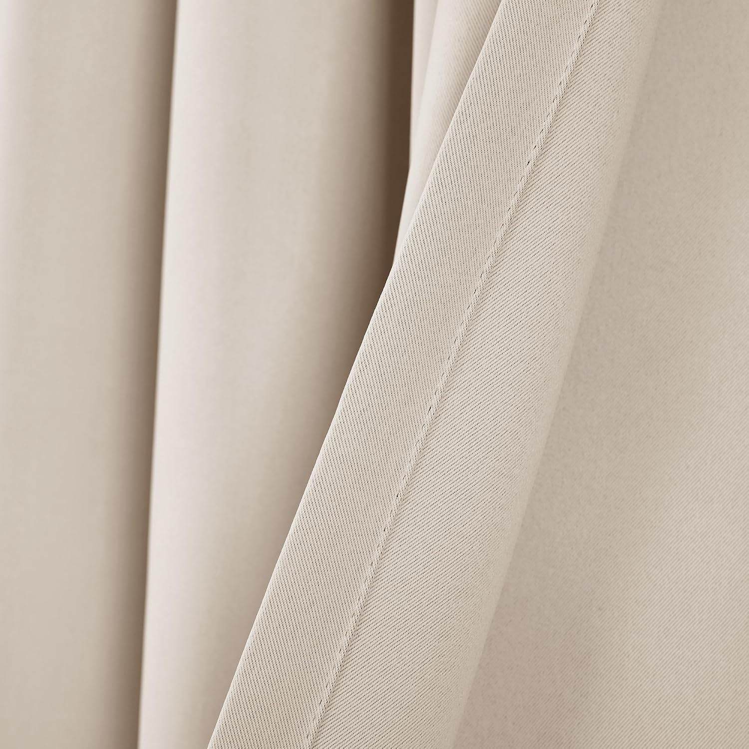 Lush Decor Insulated Grommet Blackout Window Curtain Panels, 52' W x 108' L, Wheat-Classic Modern Design-Chic Window Decor-Long Curtains for Living Room, Bedroom, Or Dining Room (Pack of 8)