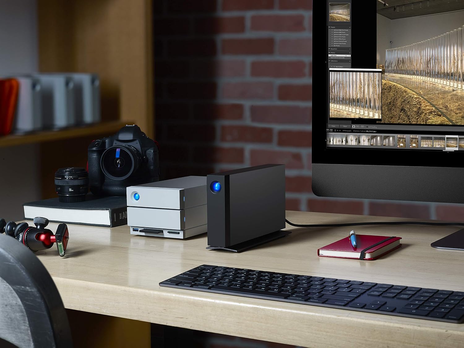 LaCie d2 Professional 6TB External Hard Drive Desktop HDD – USB-C USB 3.0 7200 RPM Enterprise Class Drives, 5 Year Warranty and Recovery Service (STHA6000800)