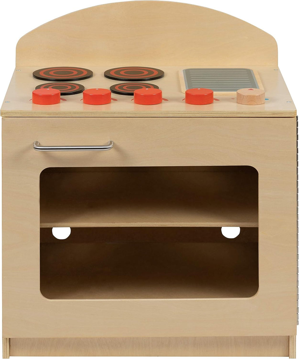 Flash Furniture Hercules Children's Wooden Kitchen Stove for Commercial or Home Use - Safe, Kid Friendly Design