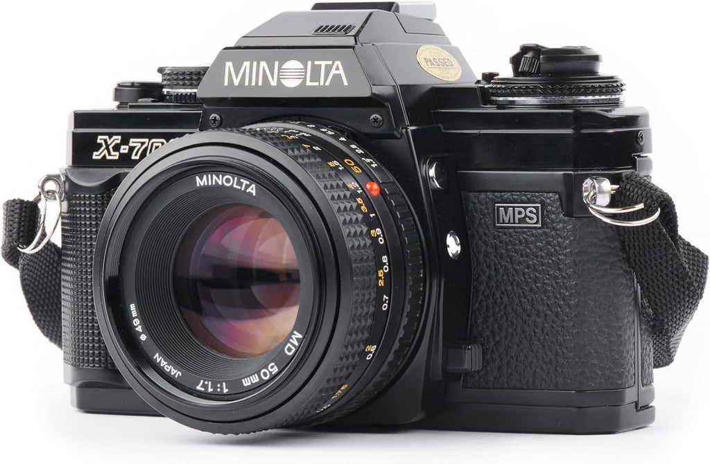 Minolta X-700 35mm Film SLR with Minolta MD 50mm 1:2 Manual Focus Lens (Renewed)