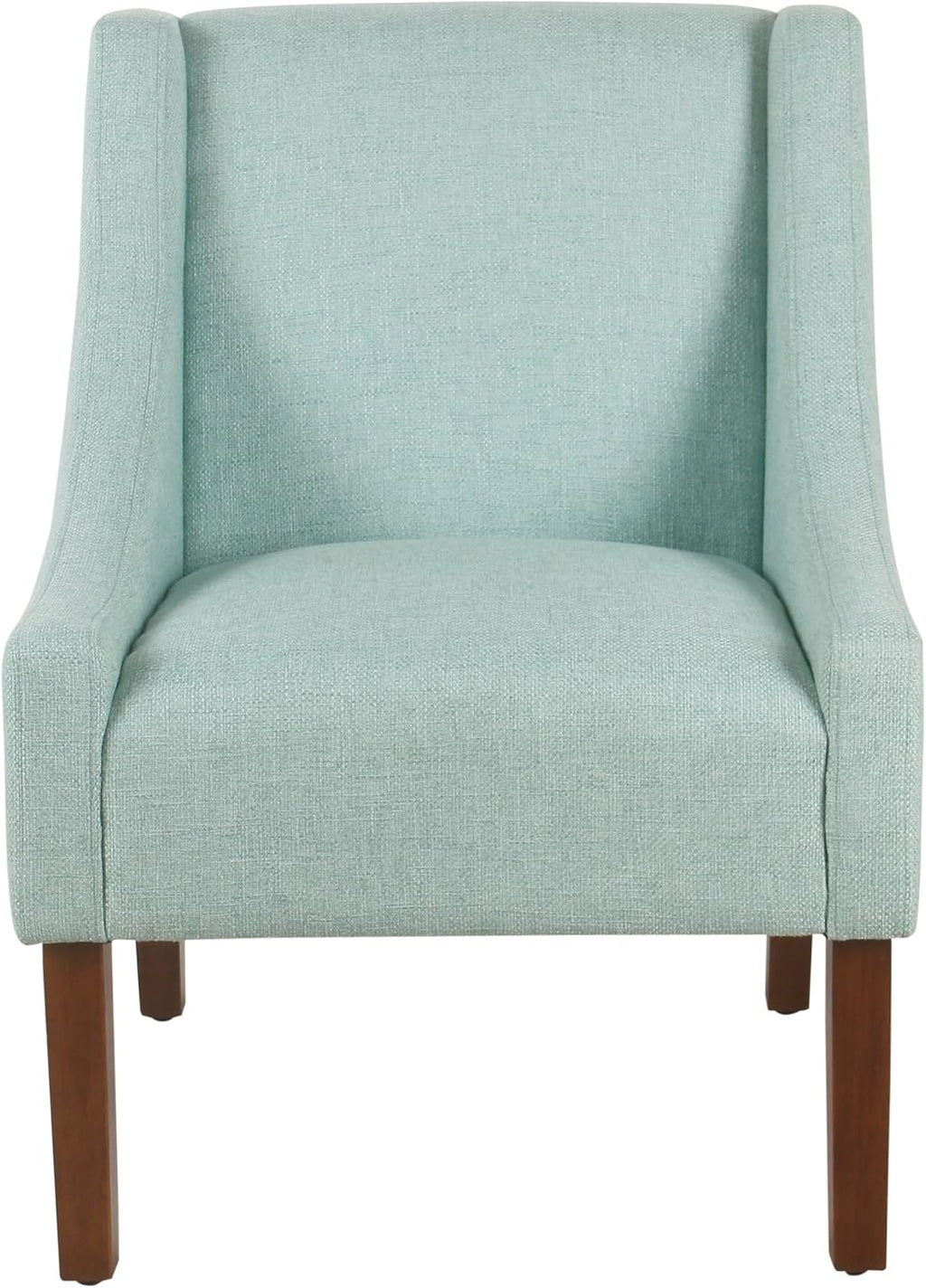 HomePop Classic Swoop Arm Accent Chair - Aqua