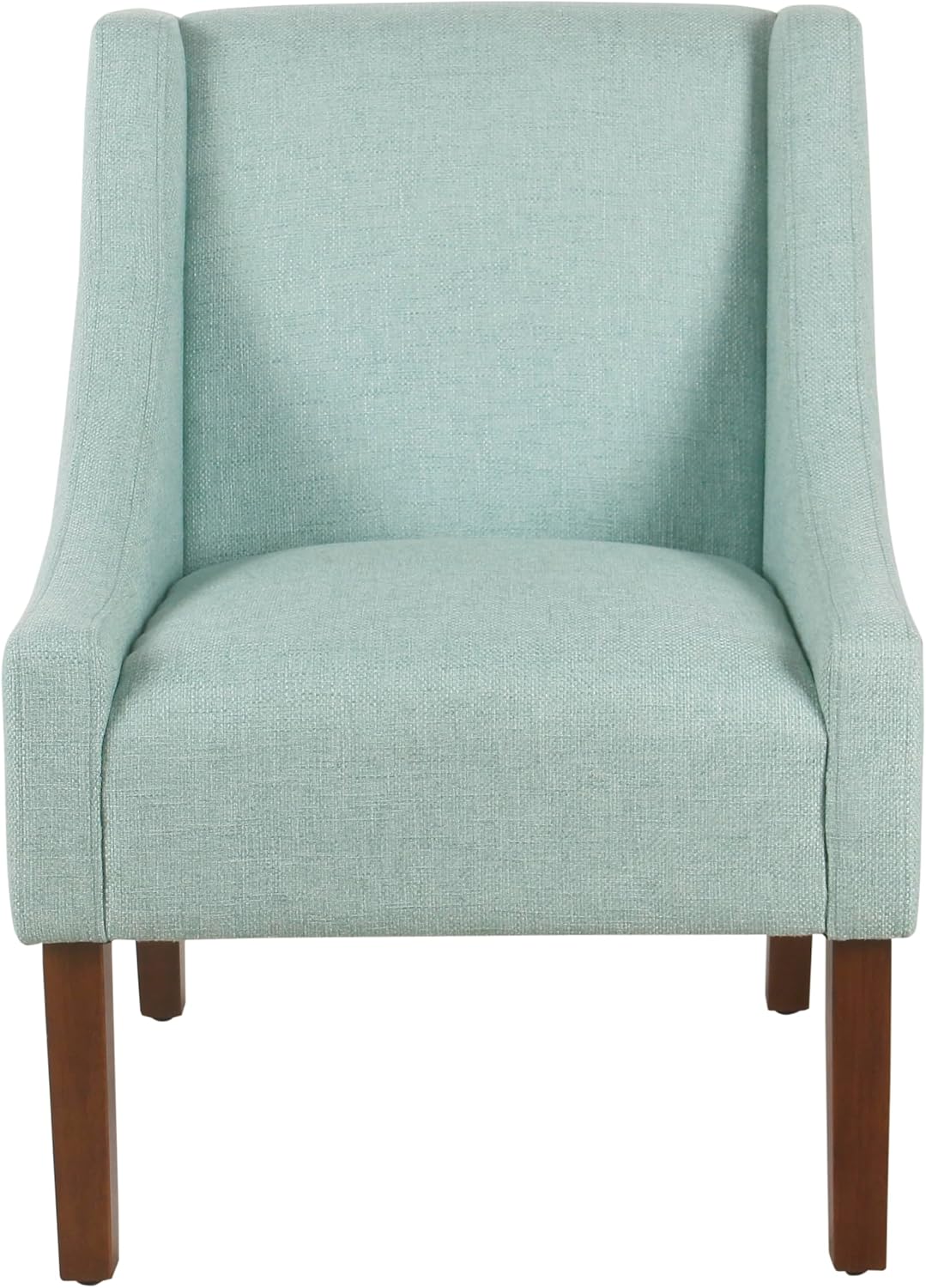 HomePop Classic Swoop Arm Accent Chair - Aqua