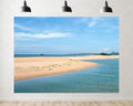 Trykid 20x10ft Serene Tropical Beach Sandbar Backdrop Clear Blue Water Pristine Shoreline Photography Background Coastal Vacation Tapestry Party Decoration Photo Studio Prop Fabric