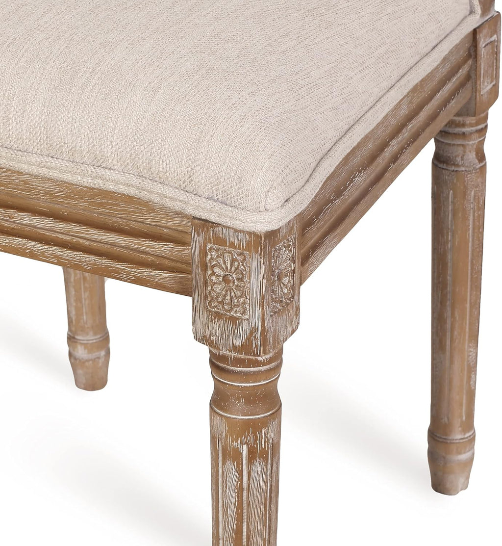 Christopher Knight Home Regina Dining Chair, Wood, Beige + Natural