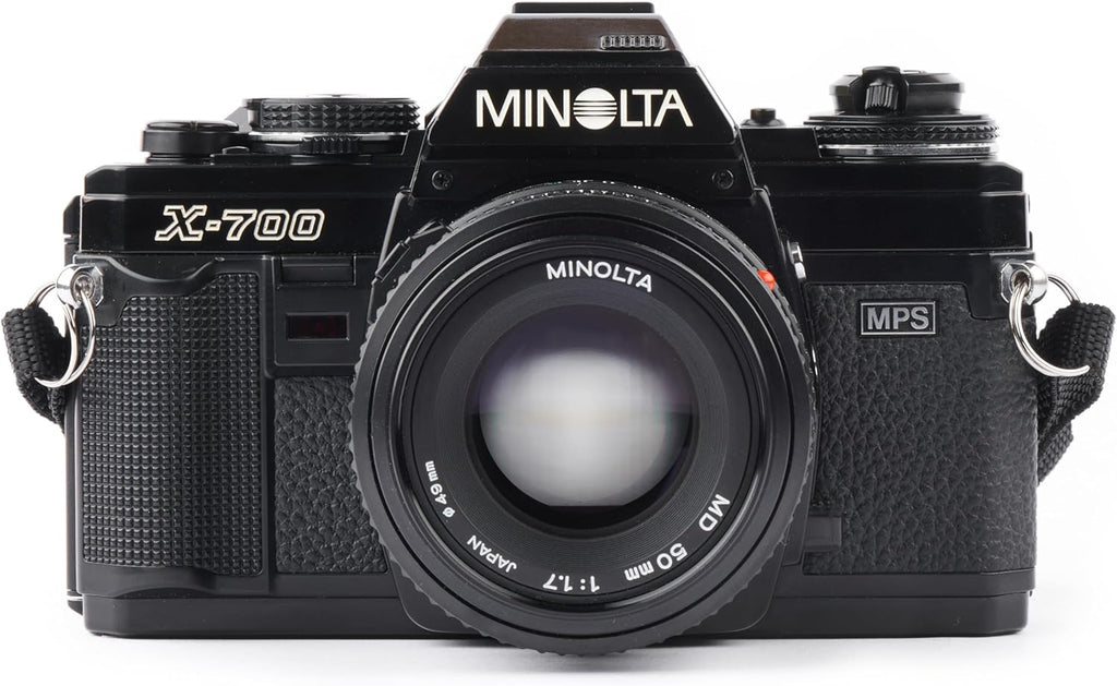 Minolta X-700 35mm Film SLR with Minolta MD 50mm 1:2 Manual Focus Lens (Renewed)