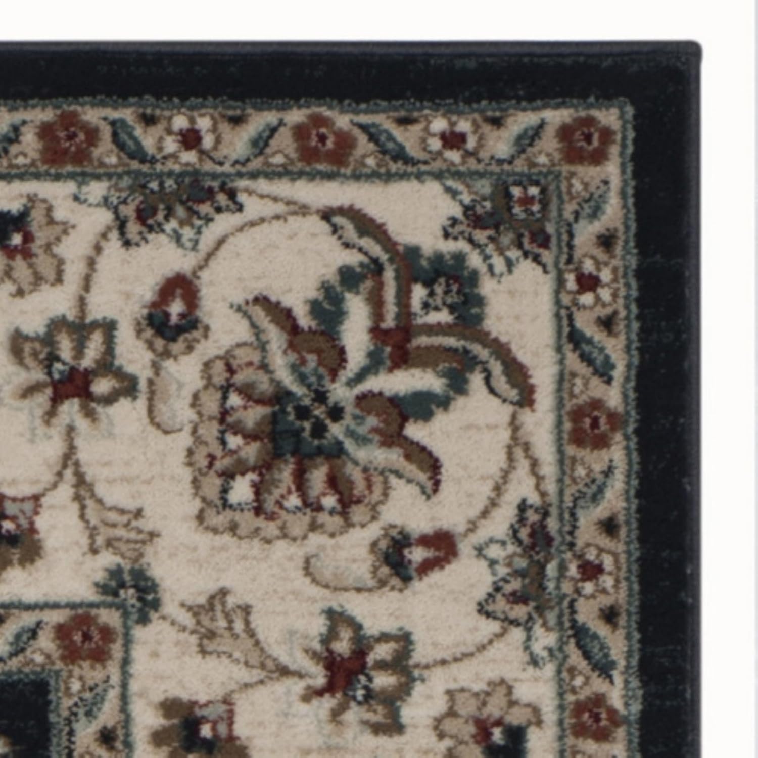 SAFAVIEH Lyndhurst Collection Area Rug - 8' x 10', Grey & Cream, Traditional Oriental Design, Non-Shedding & Easy Care, Ideal for High Traffic Areas in Living Room, Bedroom (LNH332G)