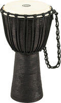 Meinl Percussion Djembe with Mahogany Wood - NOT Made in CHINA - 10-Inch Medium Size Rope Tuned Natural Head, 2-Year Warranty