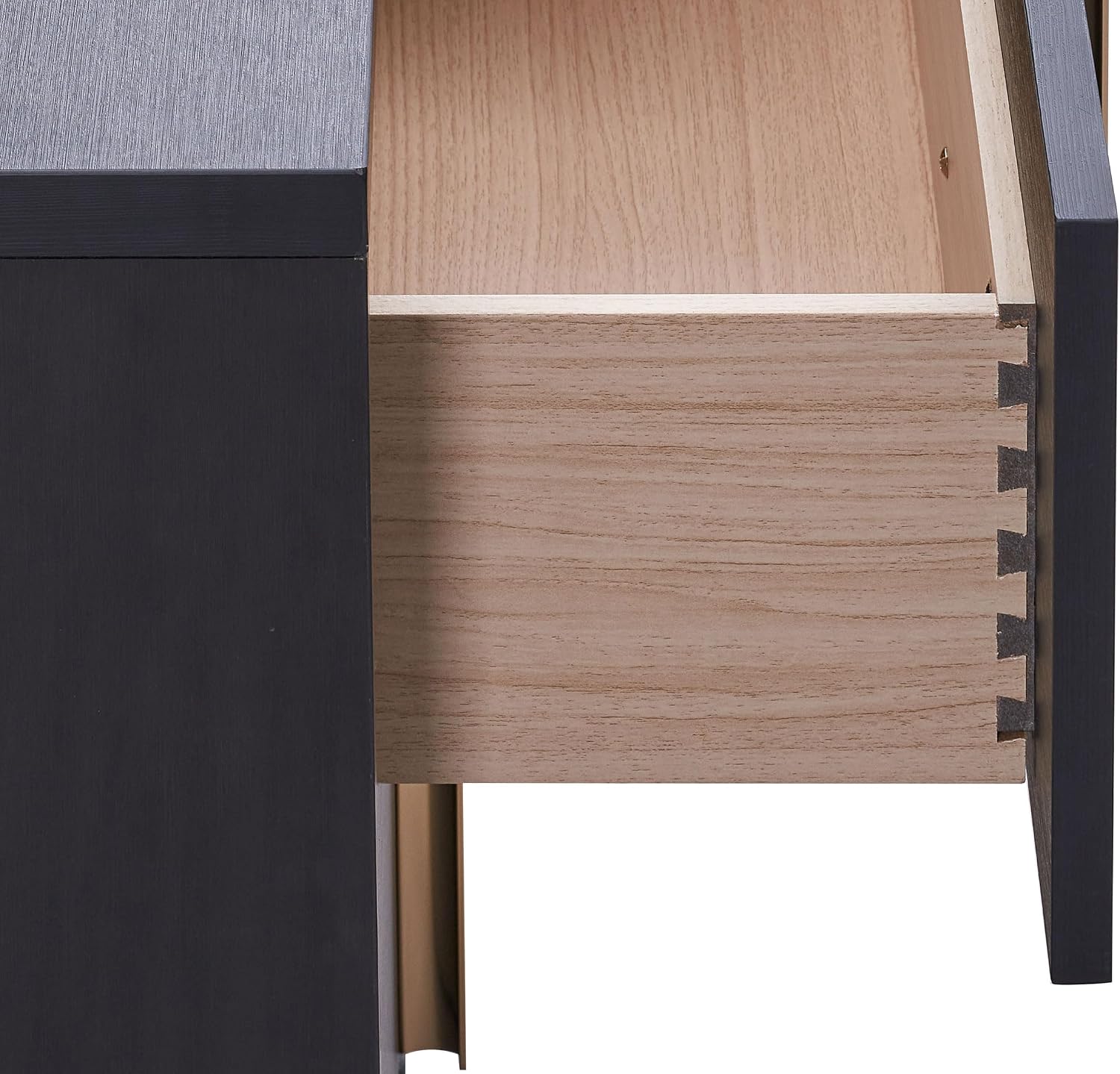 Coaster Home Furnishings Marceline Contemporary Wood 2-Drawer Bedroom Nightstand Bedside Table Organizer Unit Black 222832
