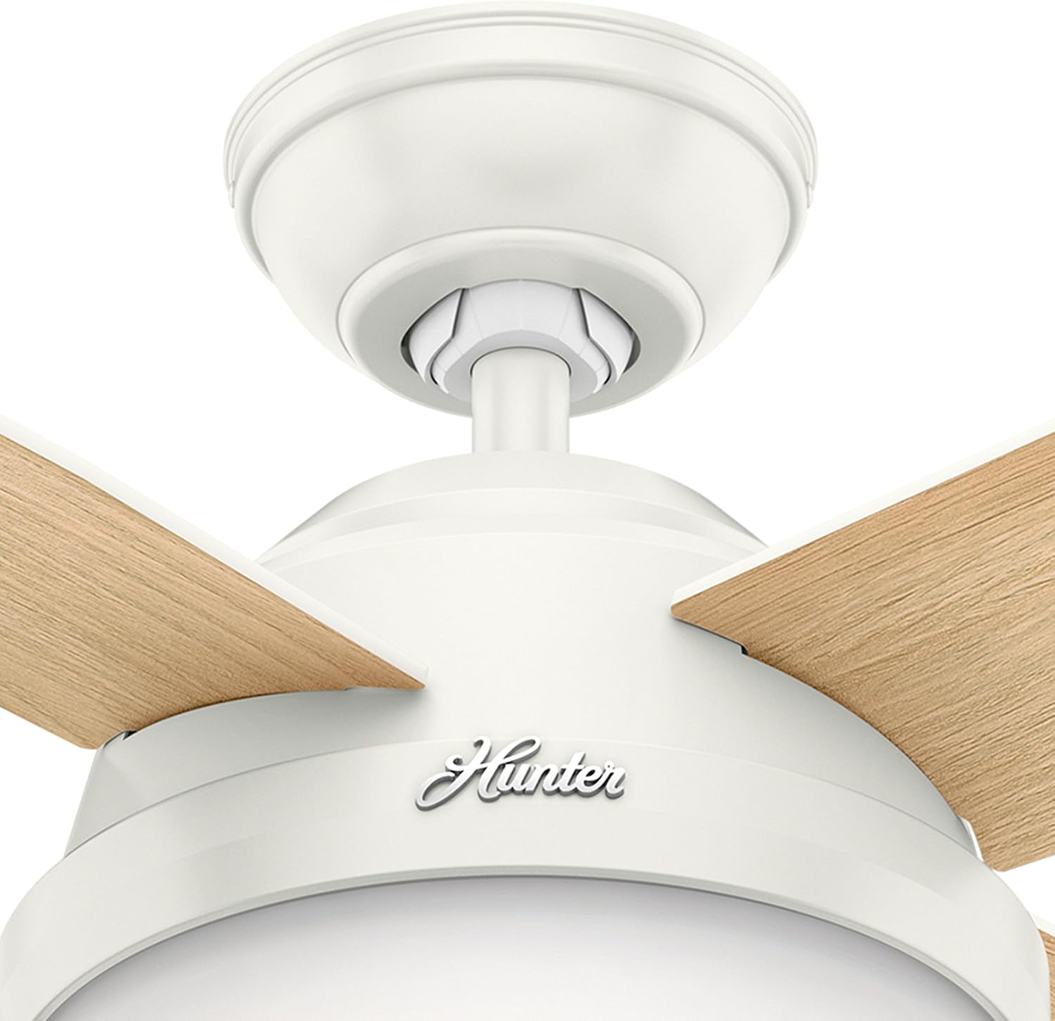 Hunter Fan 44 inch Contemporary Ceiling Fan with LED light kit and Remote Control included (Renewed)