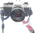 Black Nikon FE2 35MM SLR Film Camera with Nikkor 50m 1:1.8 Lens - Titanium Shutter (Renewed)