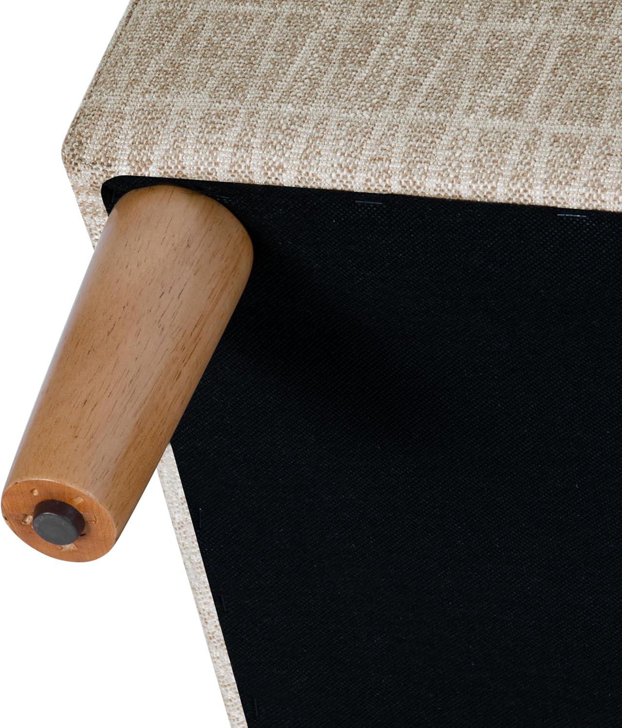 HomePop Malmo 36' Storage Bench - Tan Geometric Pattern