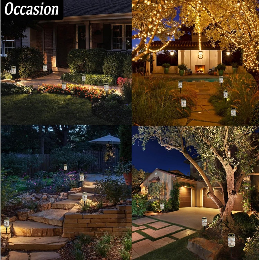 Western Aztec Horse Solar Garden Lights Outdoor Pathway Light for Yard Patio Driveway,Cemetery Decoration for Grave Flameless Warm White Lights LED Solar Lantern,Wall Light Auto On/Off