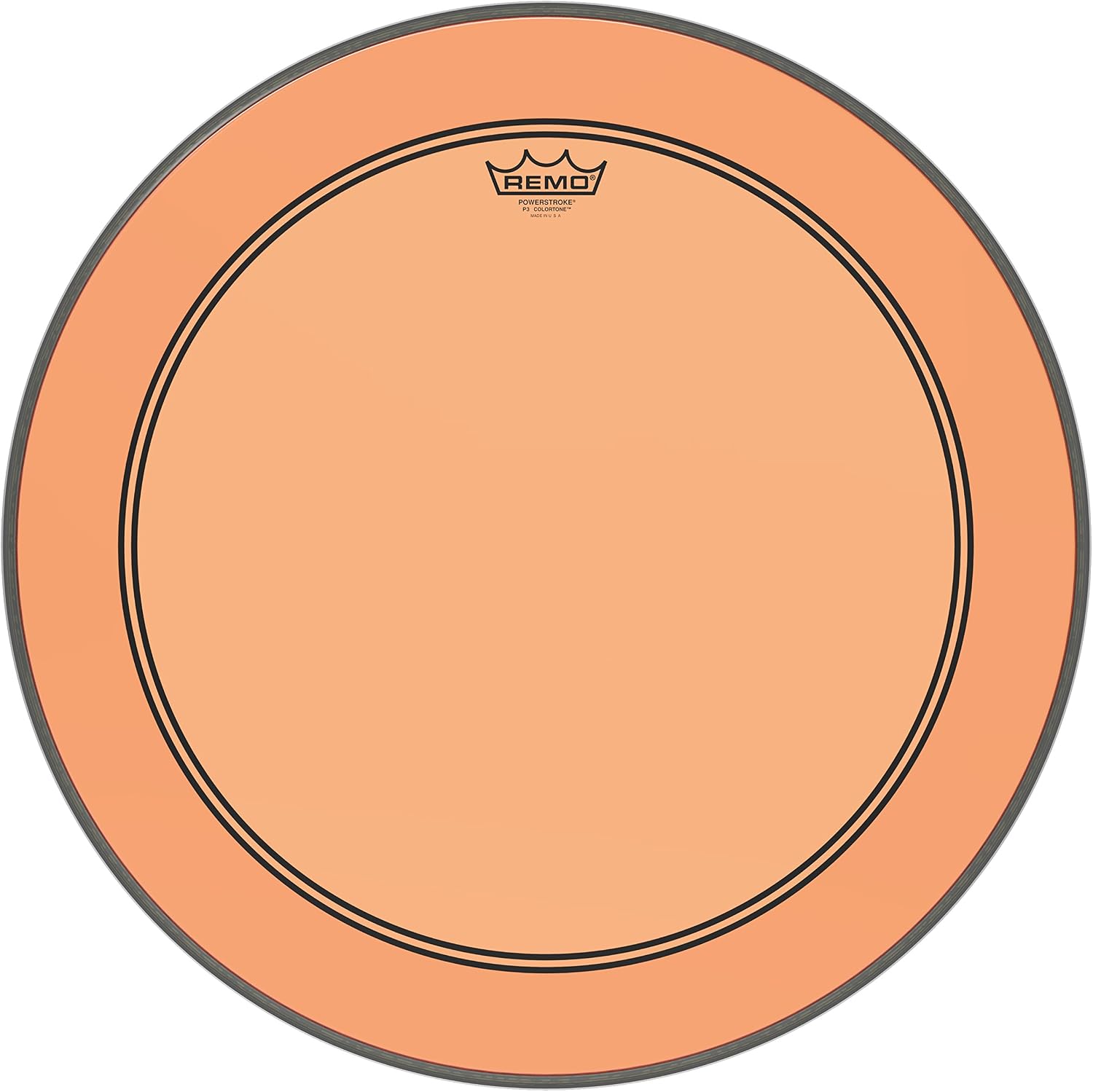 Remo Powerstroke P3 Colortone Purple Bass Drumhead, 24'