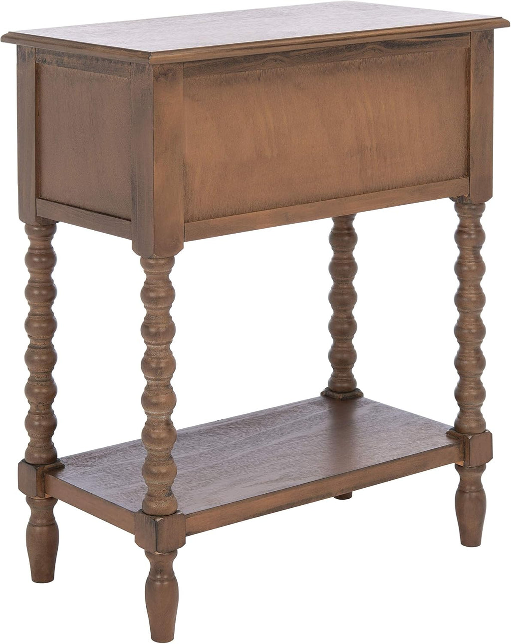 SAFAVIEH Furniture - Athena 3-Drawer Console Table - Brown - Solid Wood - Farmhouse Classic Design - Ideal for Entryway, Living Room, Hallway, 23.5' W x 13' D x 29.5' H (CNS5703C)
