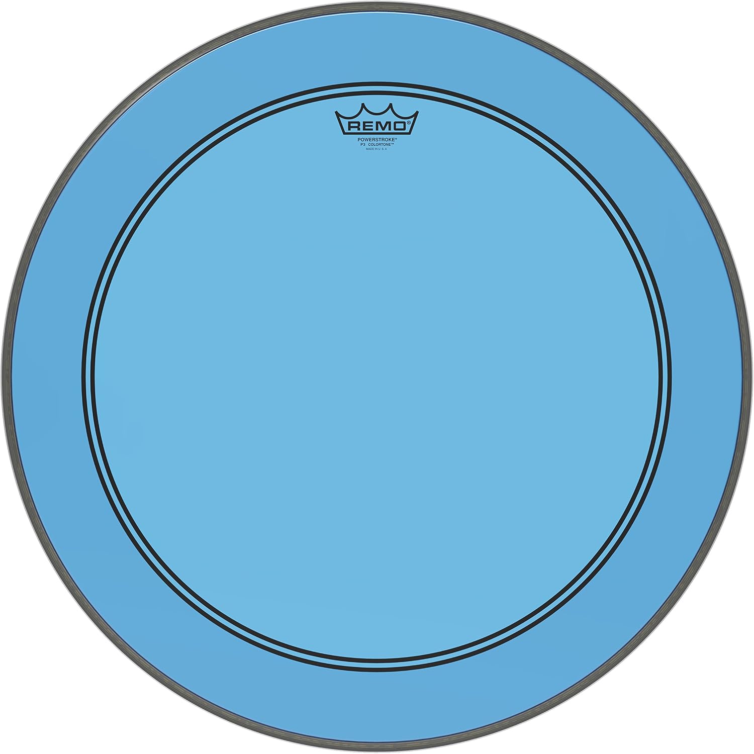 Remo Powerstroke P3 Colortone Purple Bass Drumhead, 24'