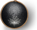 GUDA DRUM Coin Magic Lotus. Double sided drum with Rope Decoration and FREE Mallets. Premium Tongue Drum