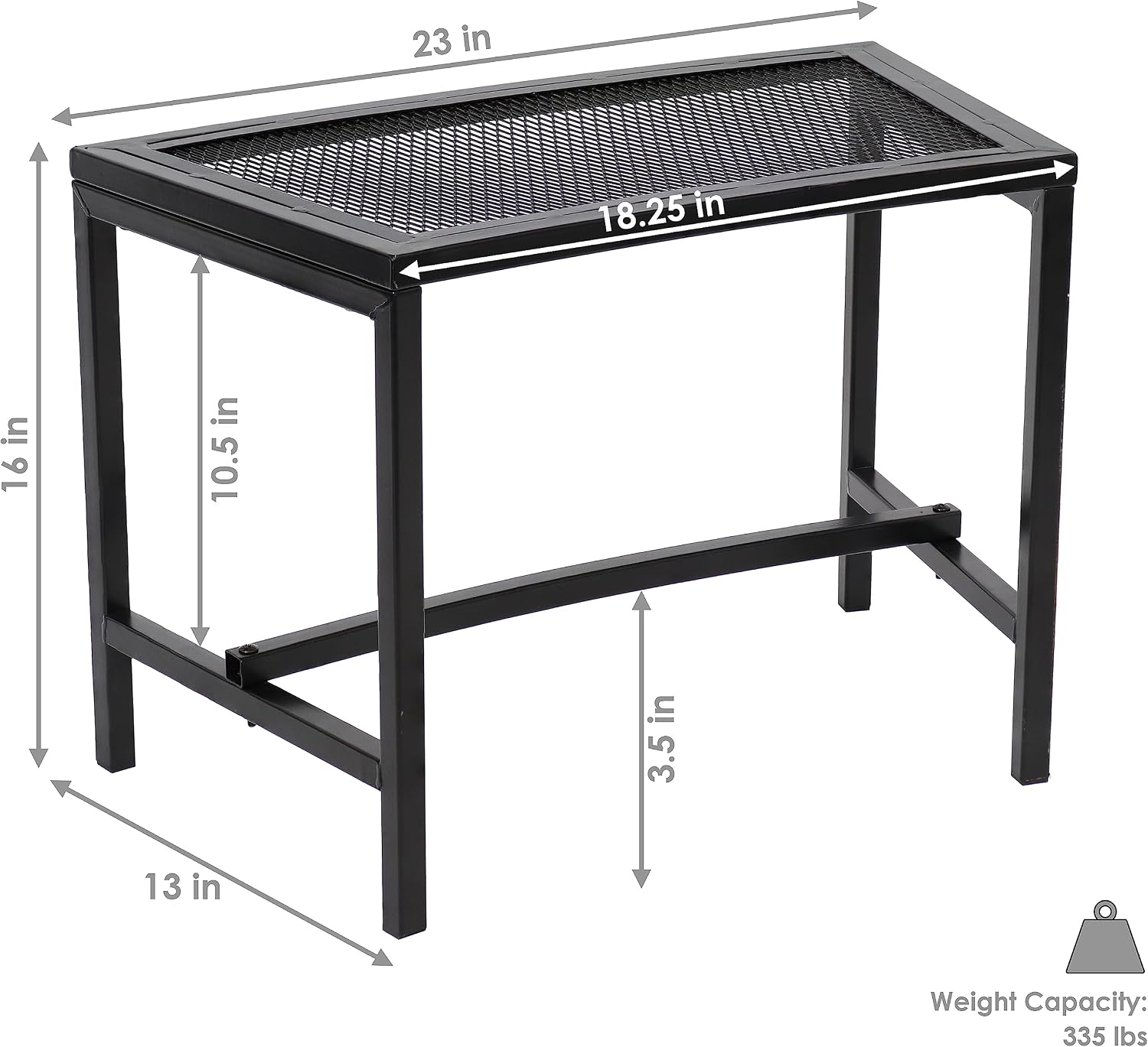 Sunnydaze Mesh Outdoor Curved Bench - Metal Patio Bench Set - Heavy-Duty Outdoor Seats for Backyard or Fire Pit - Black - Set of 2