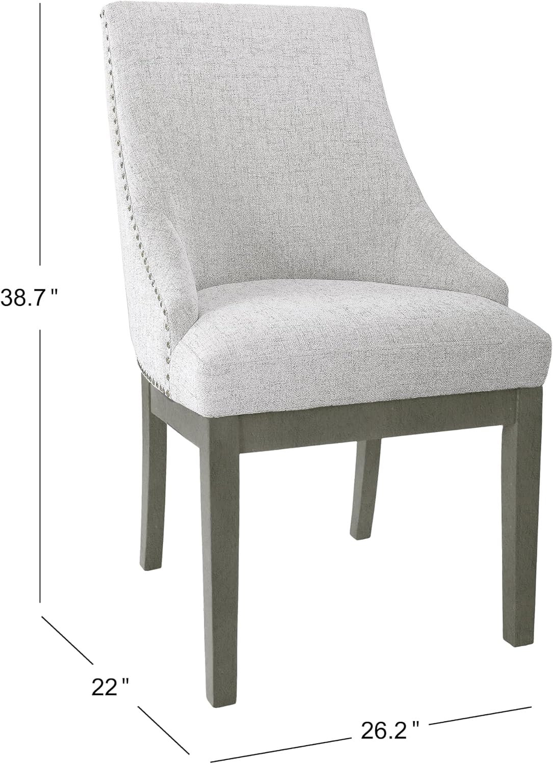 HomePop Anywhere Dining Chair - Neutral Textured Solid (Single Pack)