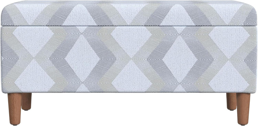 HomePop Malmo 36' Storage Bench - Natural Woven Geo