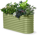 30' Extra Tall Galvanized Raised Garden Bed, 6x2x2.5 ft Metal Planters for Outdoor Plants, Heavy Duty Flower Bed Deep Root for Vegetable, Garden Bed Outdoor Large Planter Box - Moss Green