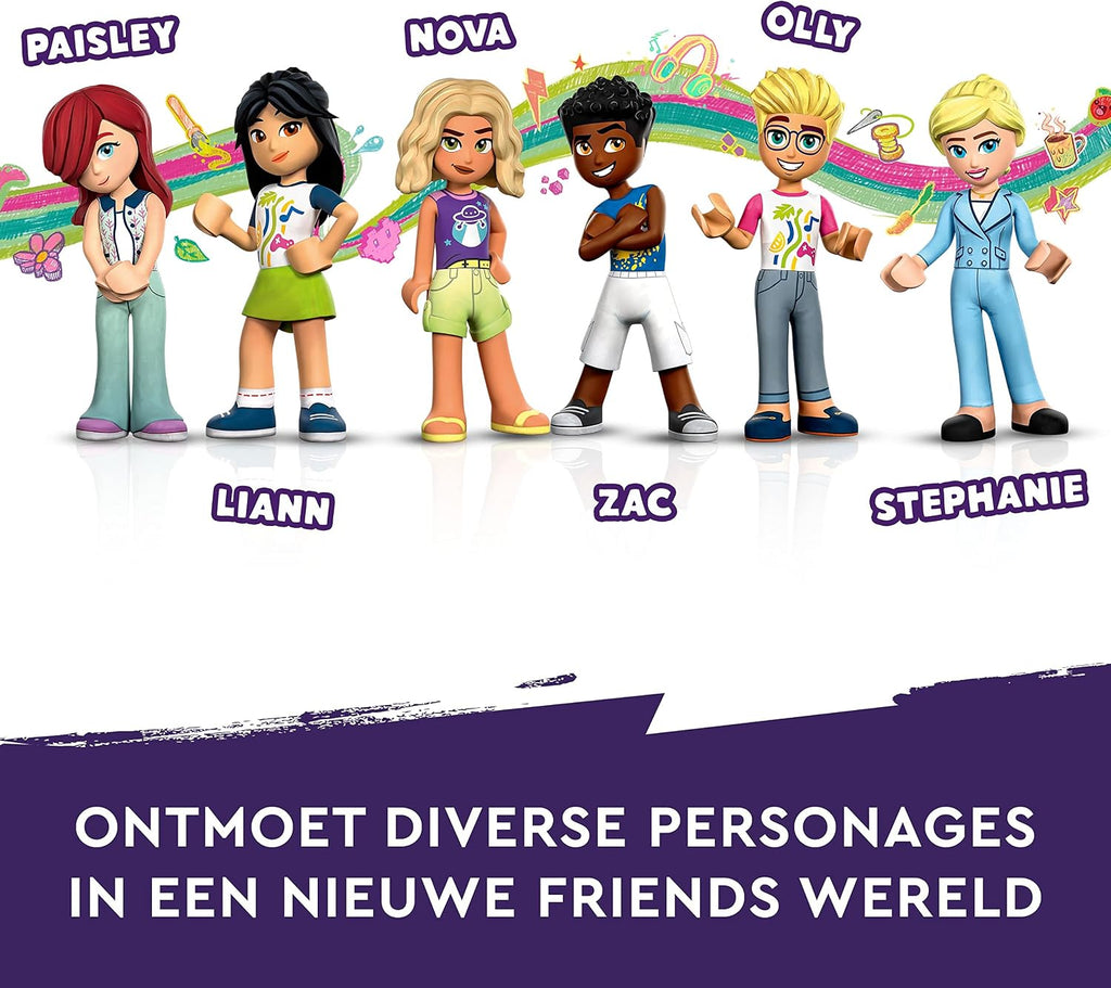 LEGO Friends Heartlake City Community Centre Modular Building Set, Toy Birthday Gift Idea for Kids, Girls, Boys with Art and Recording Studios, Gaming Room Plus Pickle the Dog and More 41748