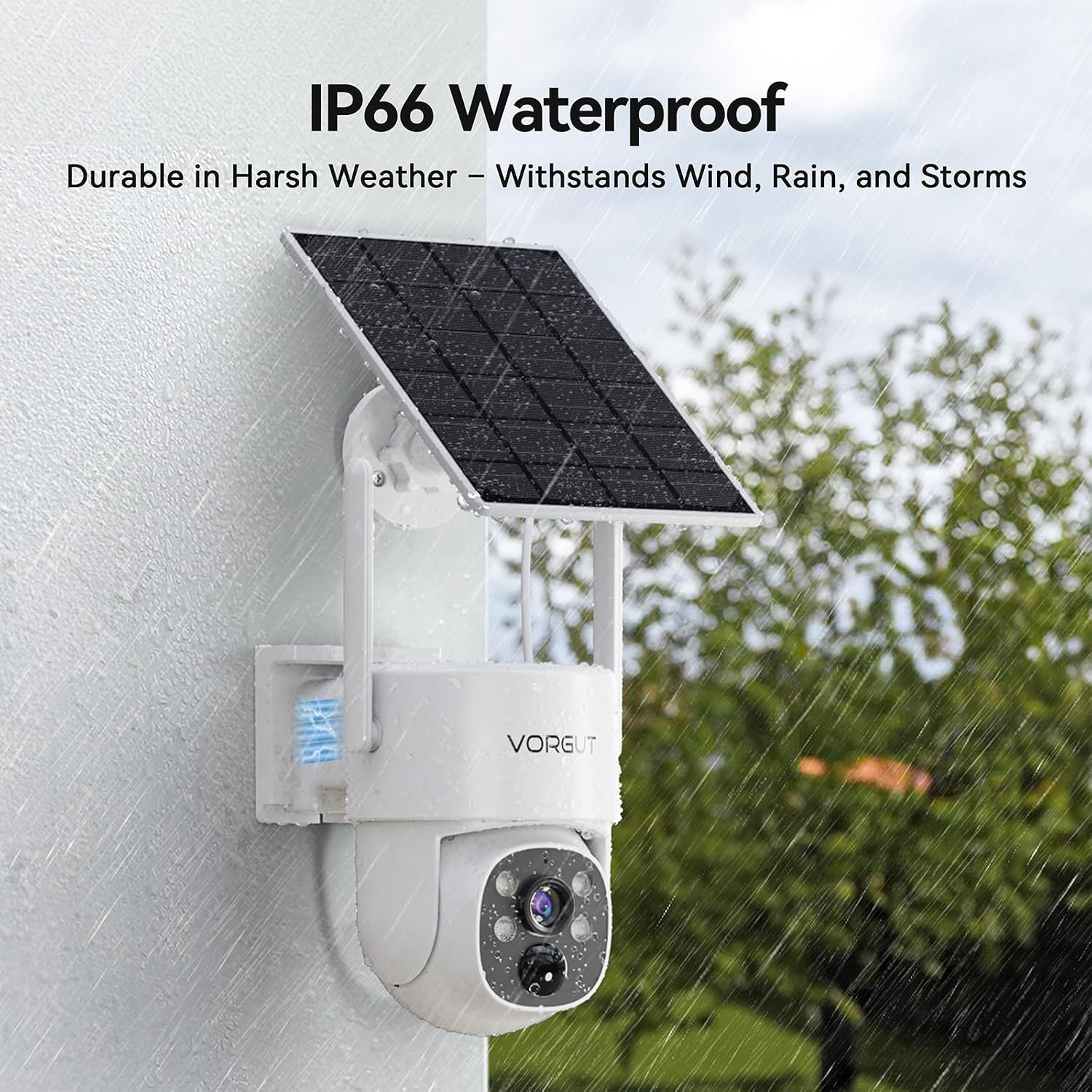 Solar Security Cameras Wireless Outdoor with 10'' Monitor, 4pcs 2K Solar Powered Camera System, 360° PTZ, Color Night Vision,Human Detection,10CH NVR with 500GB HDD,2.4G/5G WiFi,No Monthly Fee