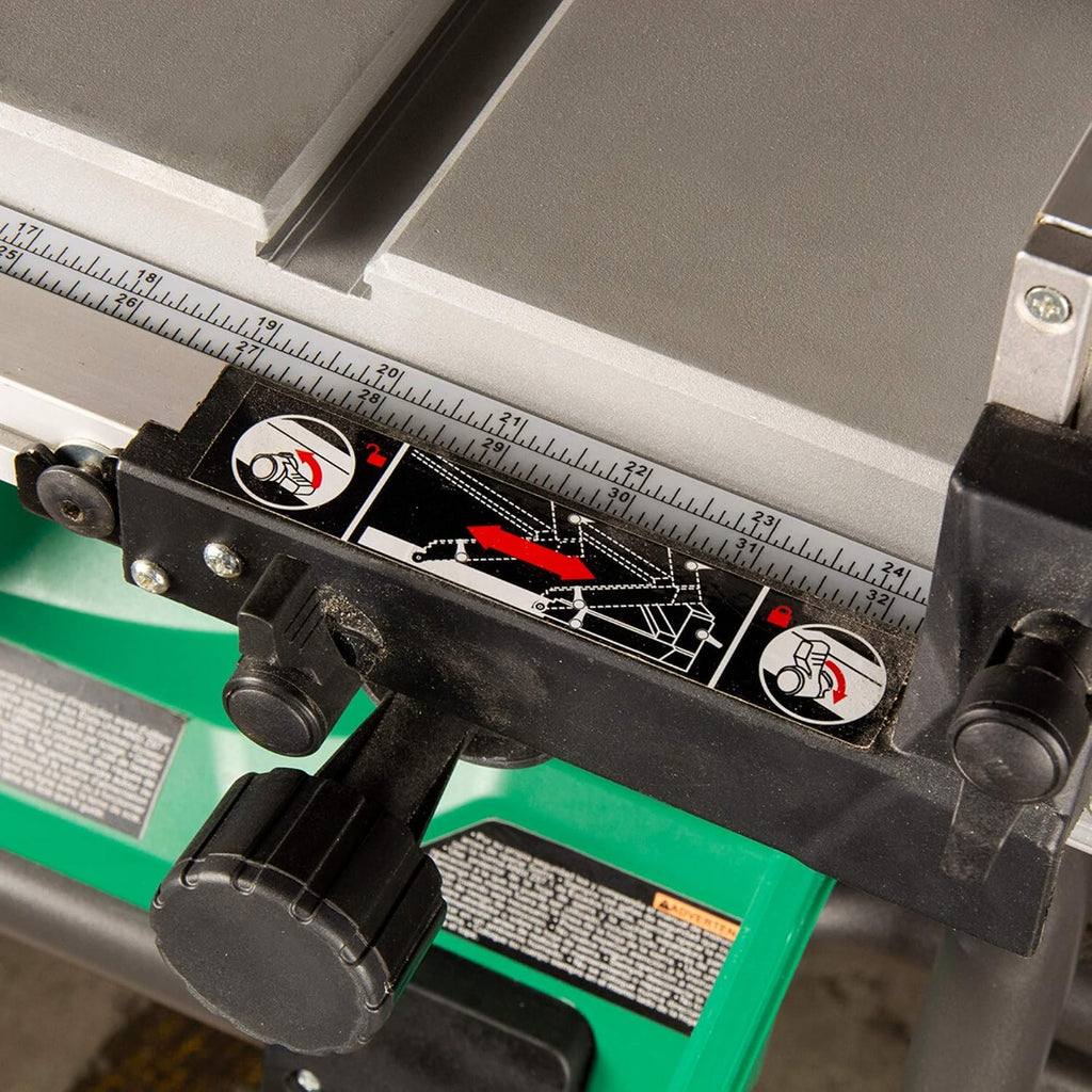 Metabo HPT 36V MultiVolt 10 Inch Table Saw, Cordless Power Saw, Brushless Motor, Precision Bevel Cuts, High Rip Capacity, 10-Inch 40-Tooth Carbide Tipped Blade, Tool Body Only, C3610DRJQ4