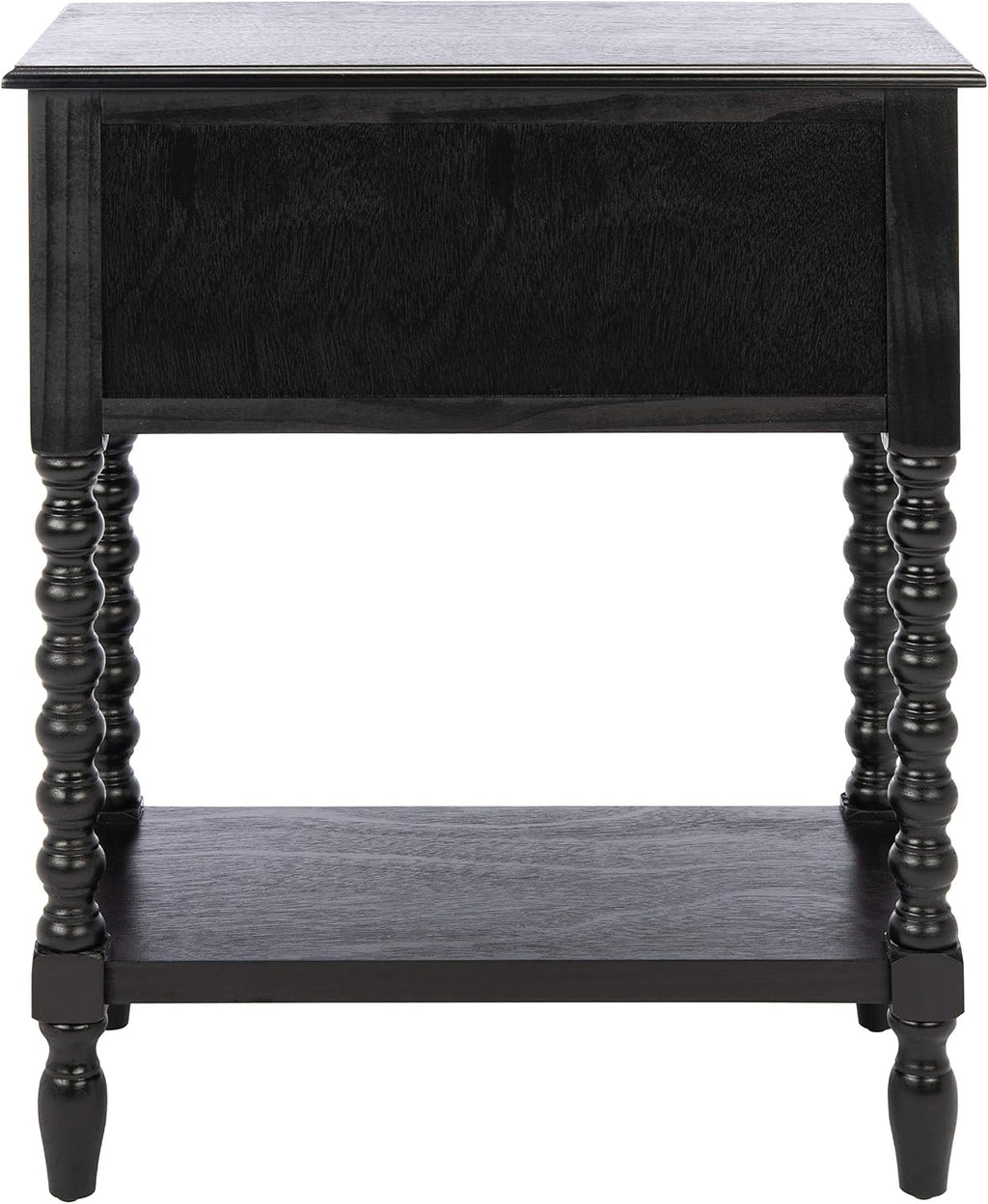 SAFAVIEH Furniture - Athena 3-Drawer Console Table - Black - Solid Wood - Farmhouse Classic Design - Ideal for Entryway, Living Room, Hallway, 23.5' W x 13' D x 29.5' H (CNS5703B)