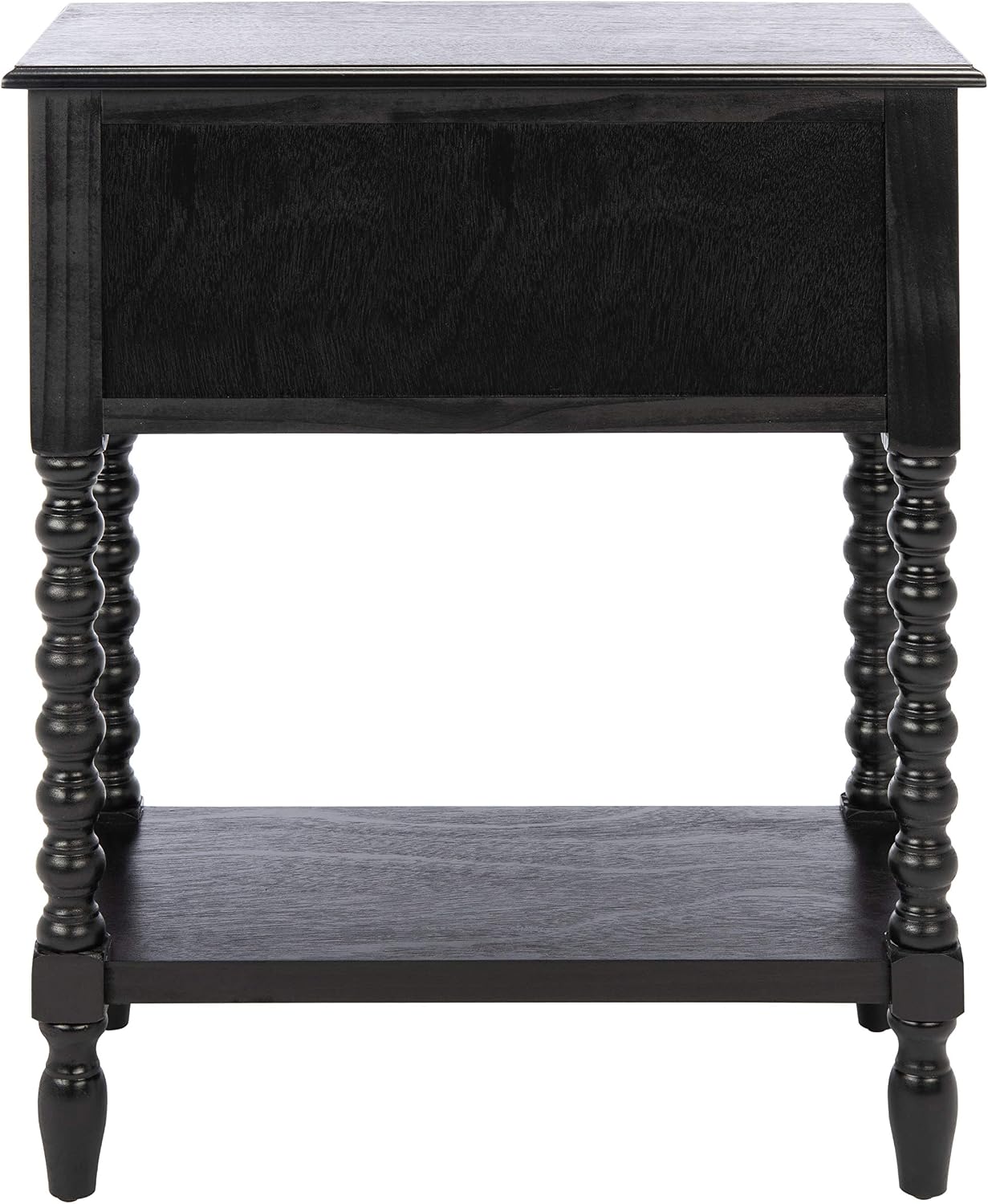 SAFAVIEH Furniture - Athena 3-Drawer Console Table - Black - Solid Wood - Farmhouse Classic Design - Ideal for Entryway, Living Room, Hallway, 23.5' W x 13' D x 29.5' H (CNS5703B)