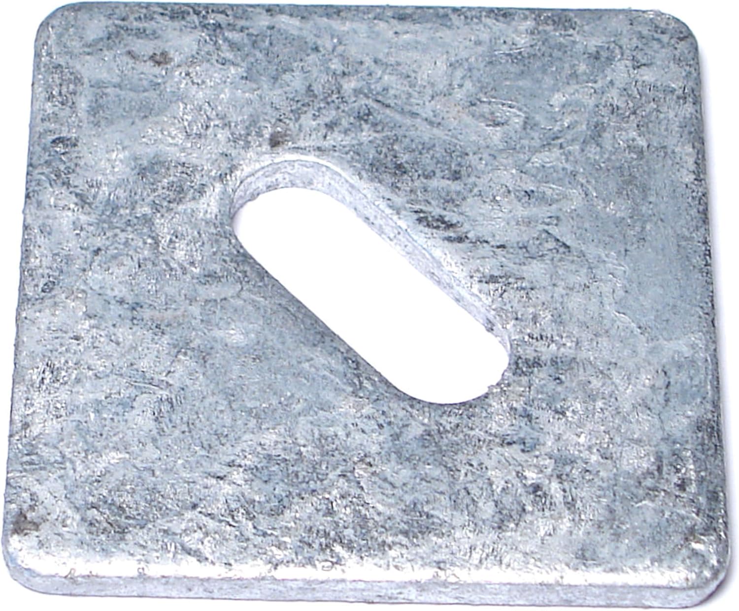 Hard-To-Find Fastener Hot-Dip Galvanized Square Washers, Durable & Secure Stainless Steel Metal Hardware Plates for DIY, Home Improvement, Construction, 1/2 x 3 x 3 x 1/4, Pack of 60
