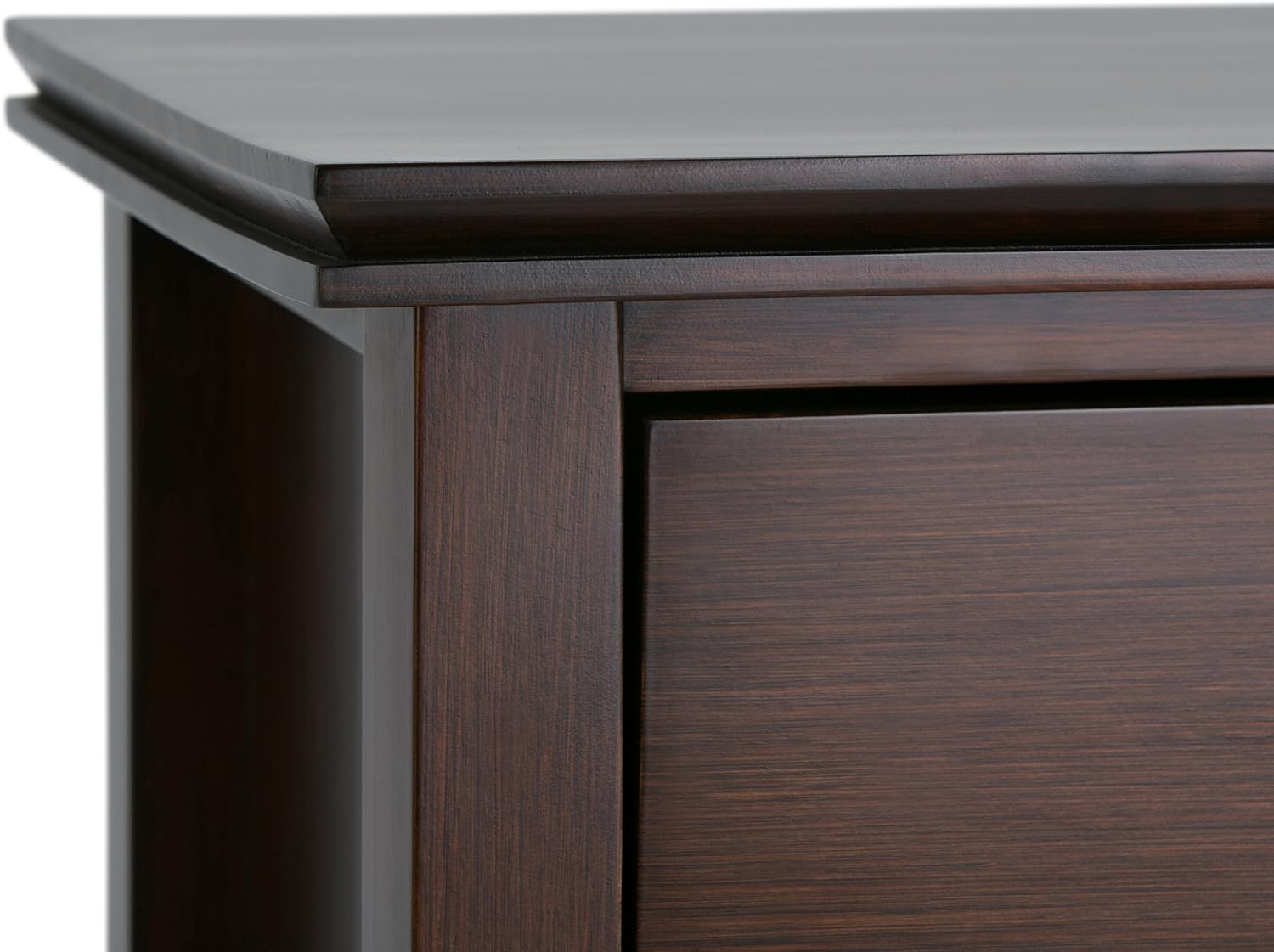 SIMPLIHOME Artisan Solid Wood 24 inch Wide Transitional-Style Bedside Nightstand Tables in Russet Brown for the Living Room and Bedroom (Set of 2)