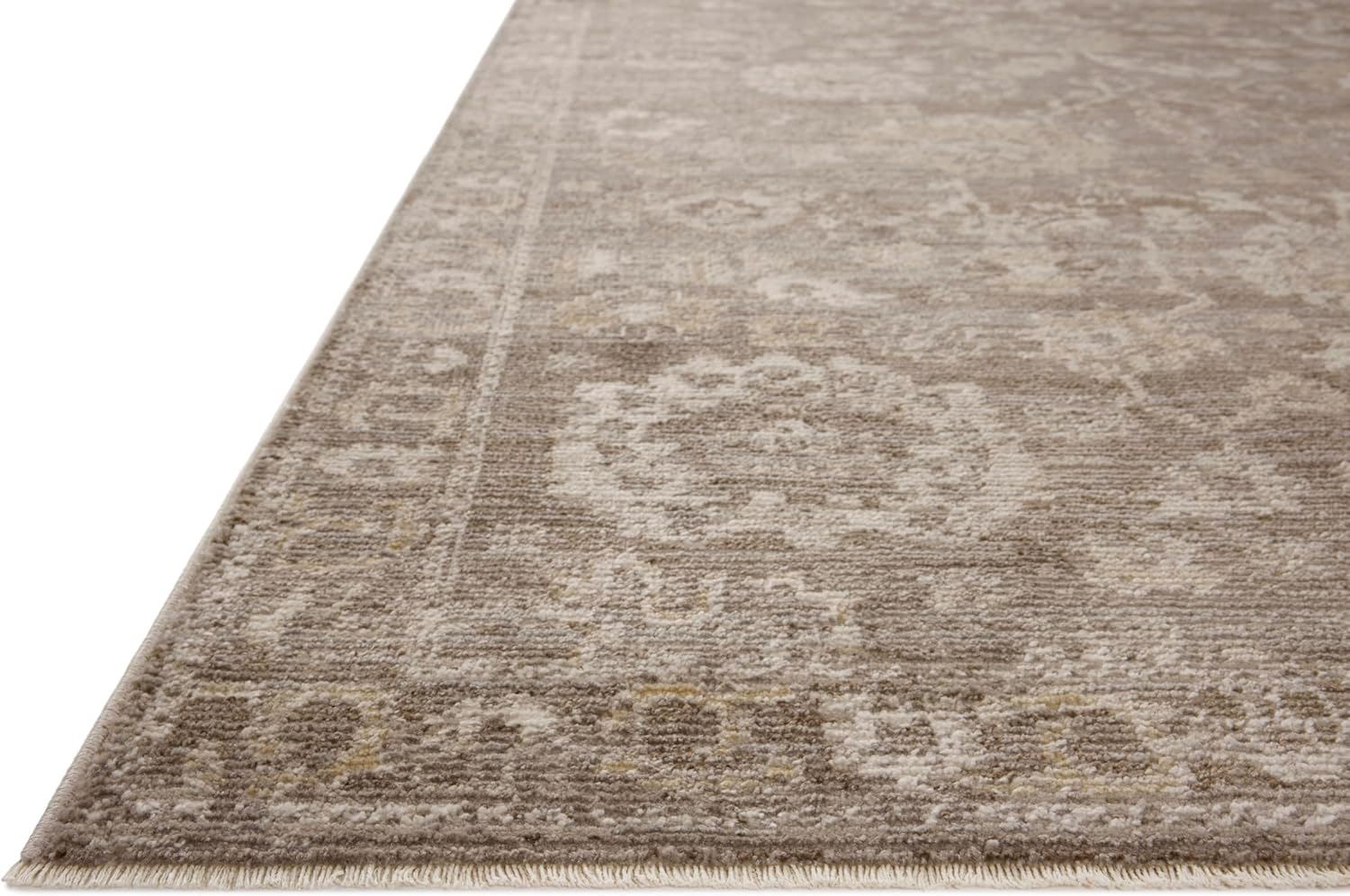 Loloi Magnolia Home by Joanna Gaines Pace Collection PAC-03 Taupe/Wheat 2'-6' x 12'-0' Runner Rug