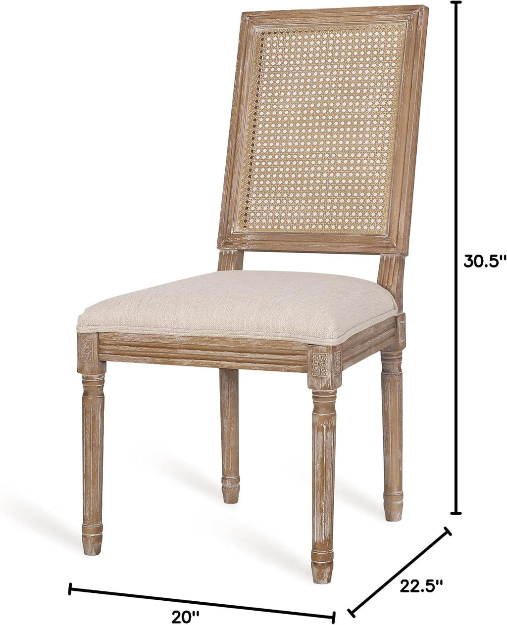 Christopher Knight Home Regina Dining Chair, Wood, Beige + Natural