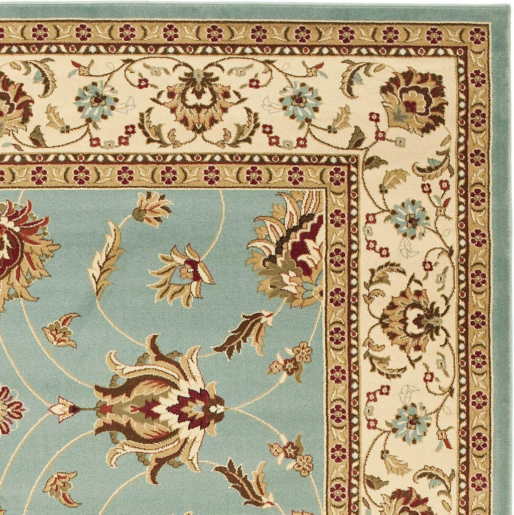 SAFAVIEH Lyndhurst Collection Area Rug - 8' x 11', Blue & Ivory, Traditional Oriental Design, Non-Shedding & Easy Care, Ideal for High Traffic Areas in Living Room, Bedroom (LNH553-6512)
